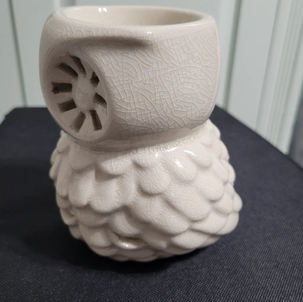 Pier One Owl Tealight Candle Tart Warmer